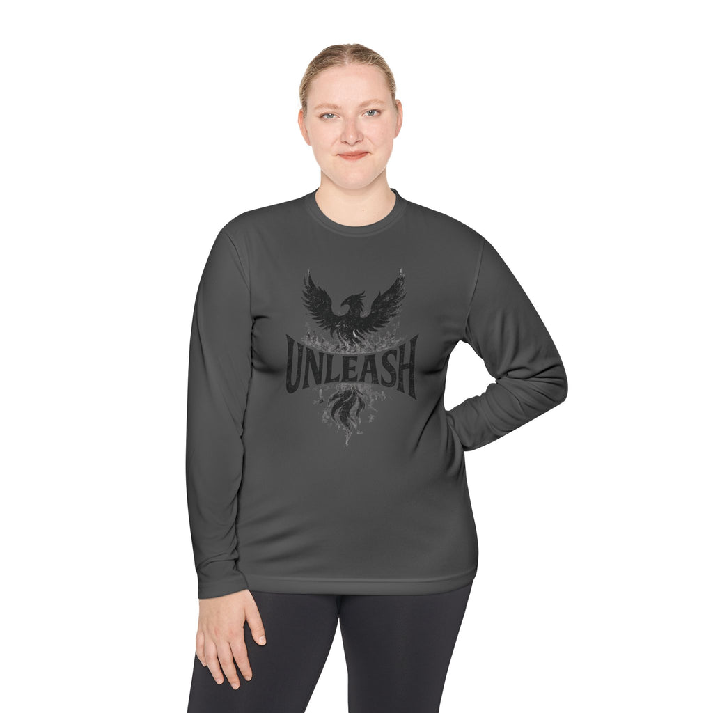 Unleash Your Spirit Long Sleeve Tee, Motivational T-Shirt, Gift for Fitness Lovers, Cool Relaxed Top, Unisex Casual Wear