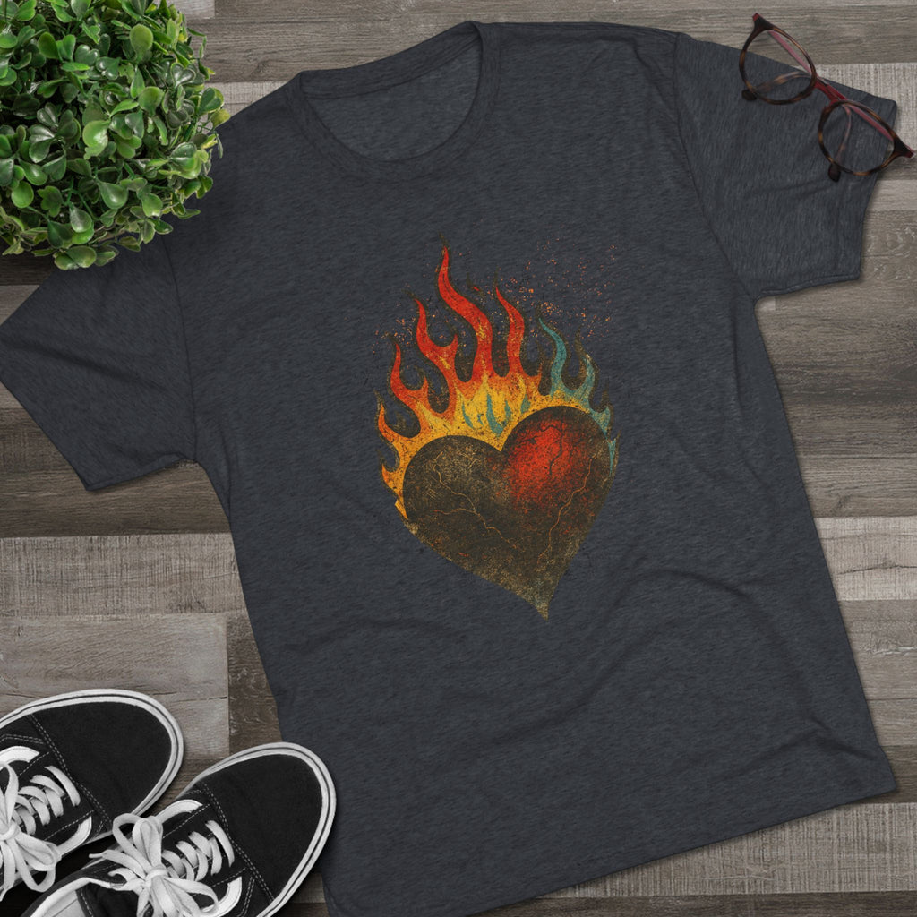 Heartburned Unisex Tee | Graphic Tee for Music Lovers, Festival Fashion, Casual Wear, Gift for Him/Her, Unique Graphic Shirt