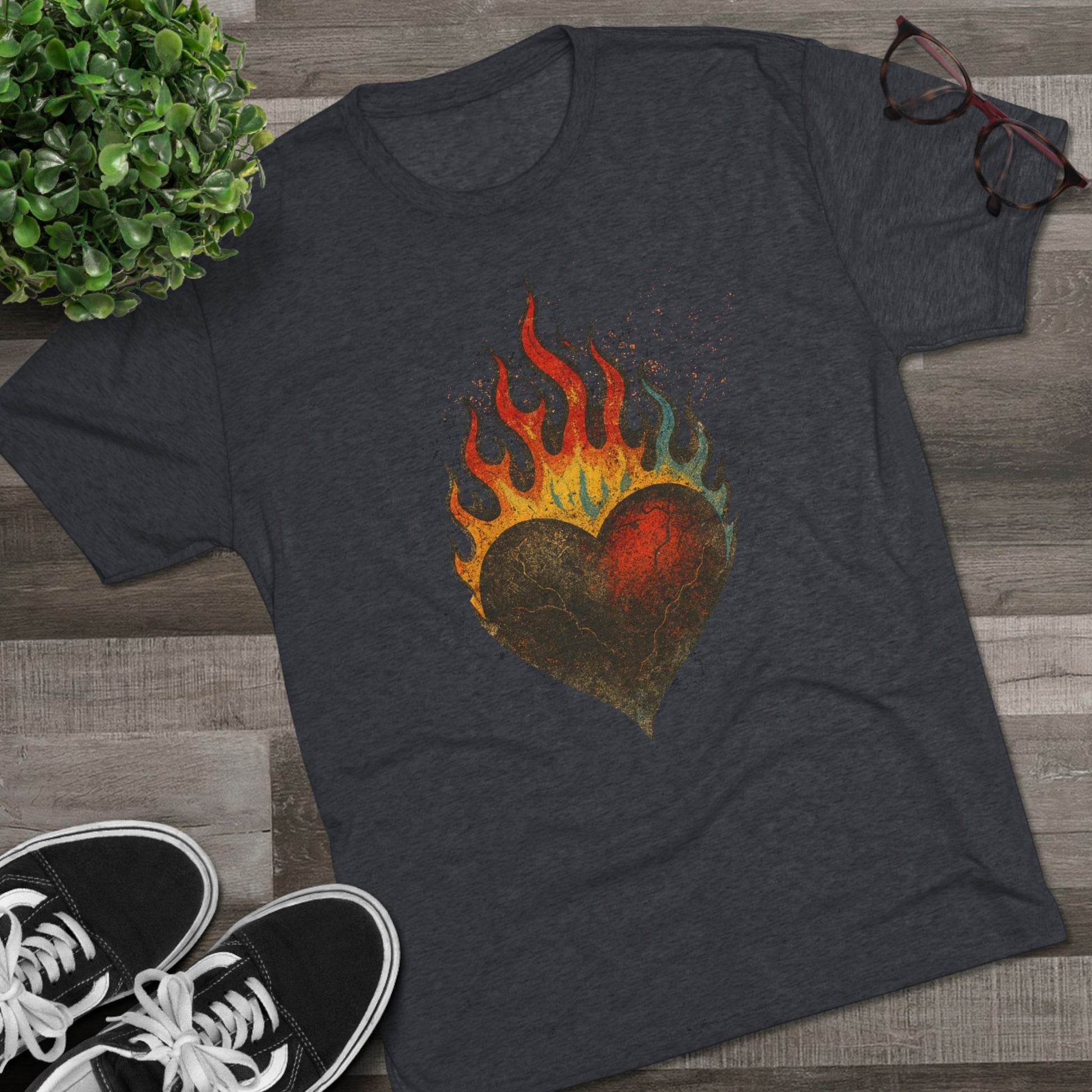 Heartburned Unisex Tee | Graphic Tee for Music Lovers, Festival Fashion, Casual Wear, Gift for Him/Her, Unique Graphic Shirt