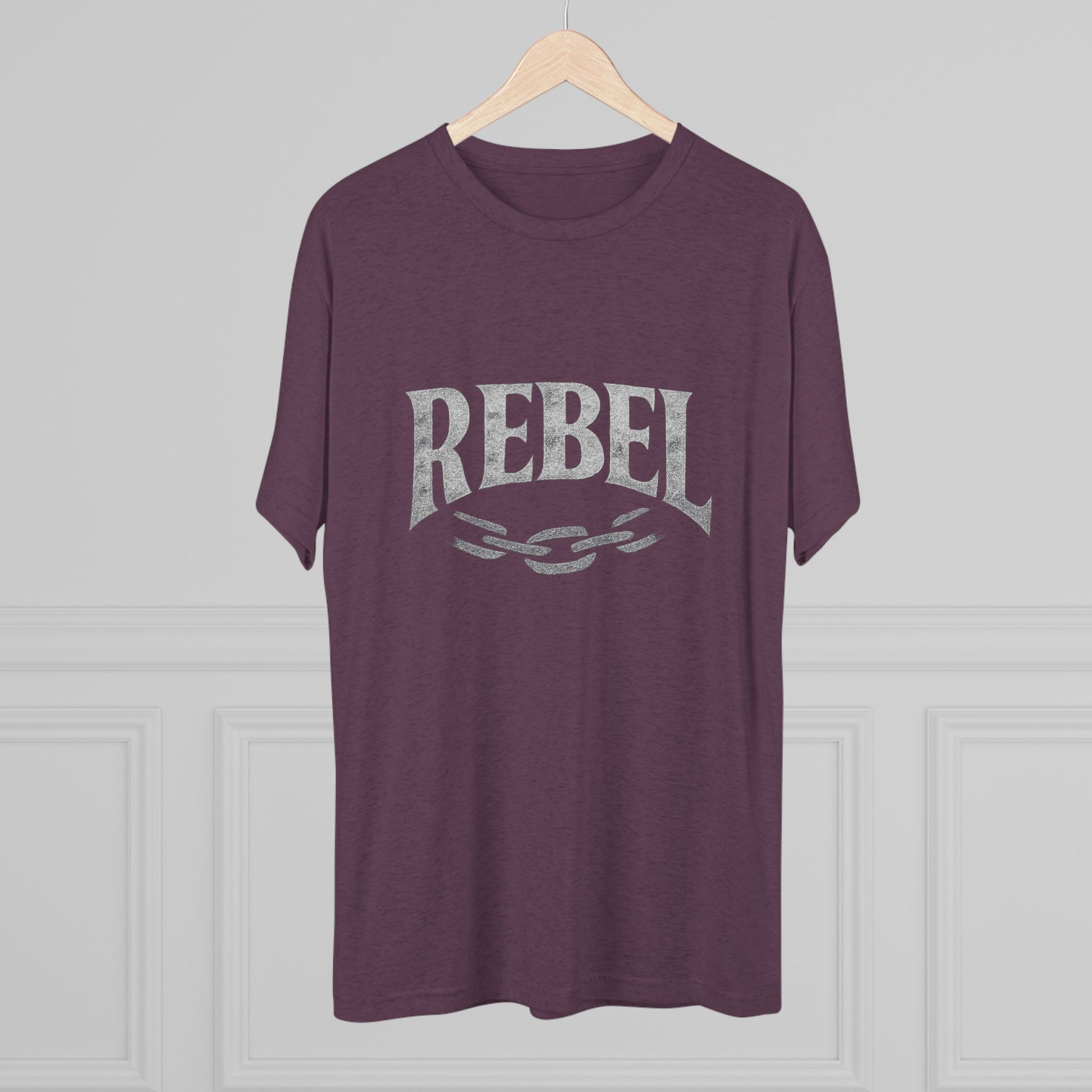 Rebel UnisexUnisex Tee Tri-Blend Printed Tee Shirt, Vintage Style Shirt, Graphic Tee for Men and Women, Casual Wear, Gift for Music Lovers, Statement Shirt