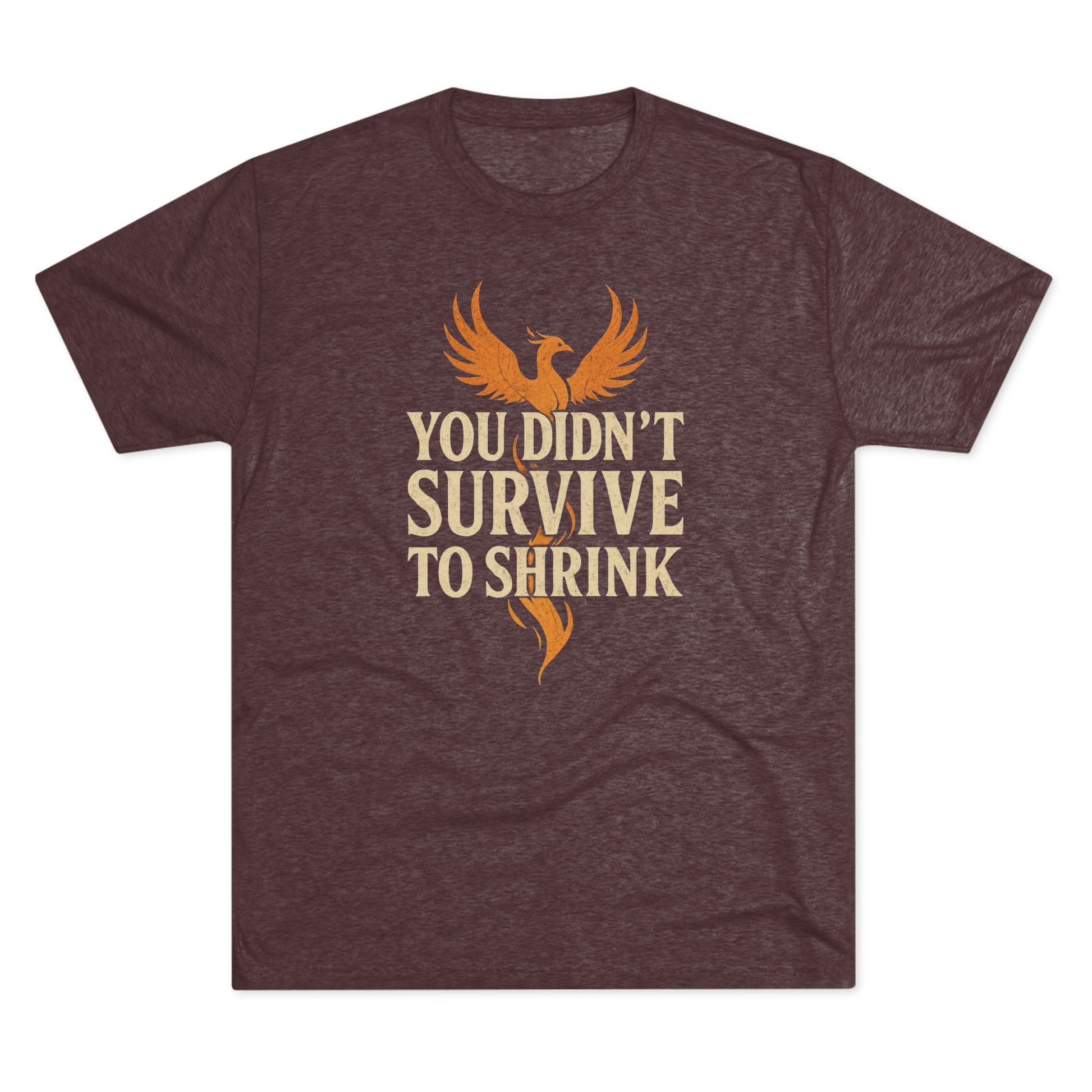 You Didn't Survive to Shrink Phoenix Motivational Crew Tee - Unisex Inspirational T-Shirt, Gift for Friends, Fitness Lovers, Empowerment Apparel, Birthday Gift, [...]