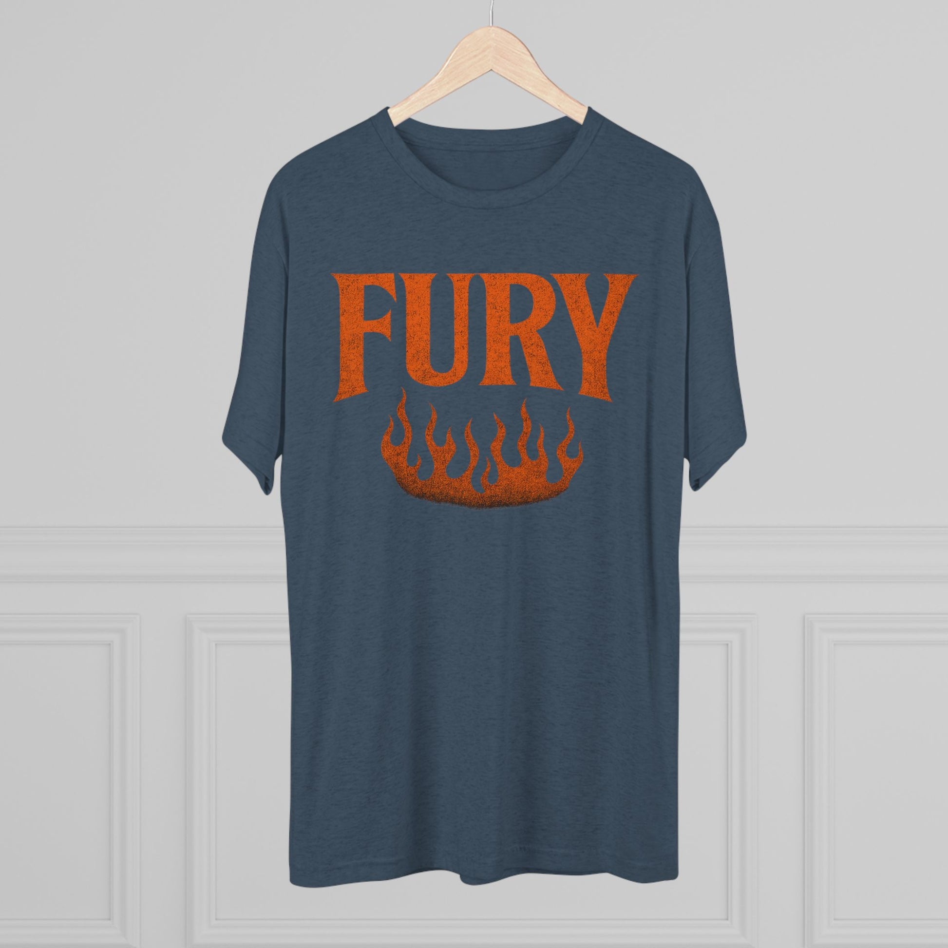 Fury Unisex Tri-Blend Crew Tee, Graphic Tee, Casual Wear, Gift for Him, T-Shirt for Friends, Summer Style, Everyday Comfort