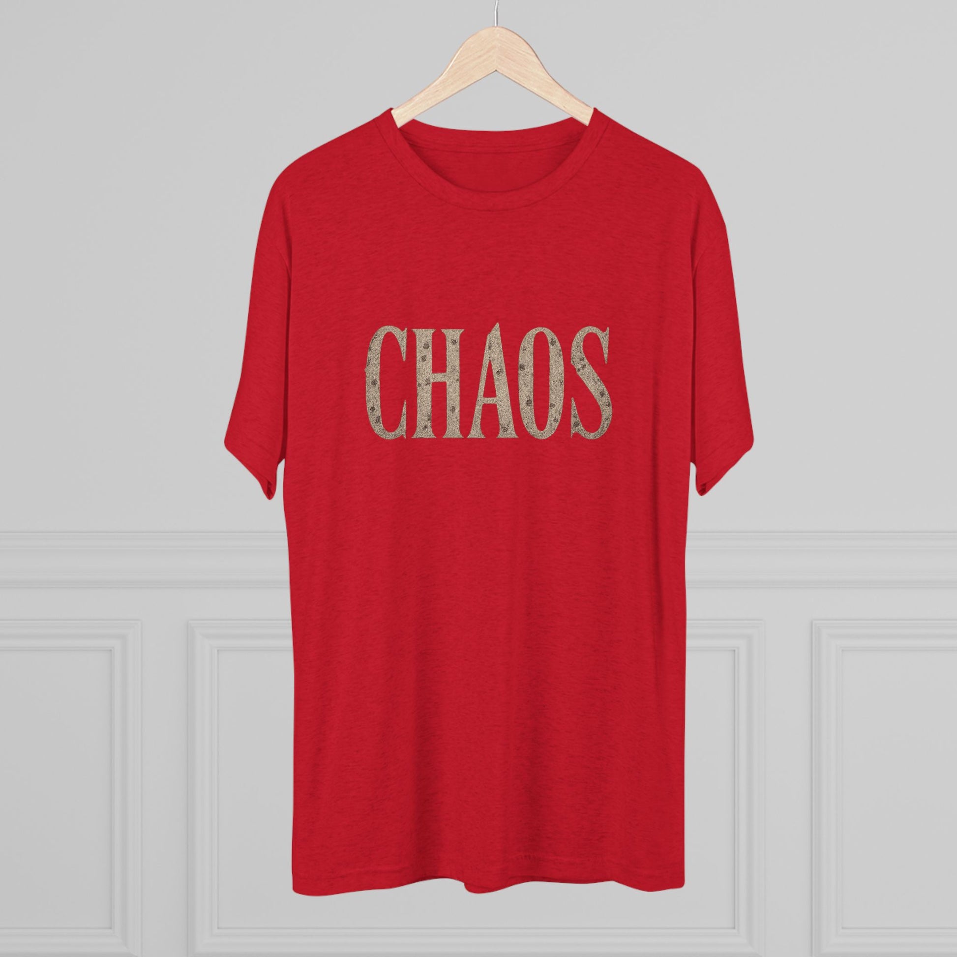 Chaos Unisex Crew Tee - Casual Style, Everyday Wear, Gift for Friends, Fun Fashion Statement, Relaxed Vibes