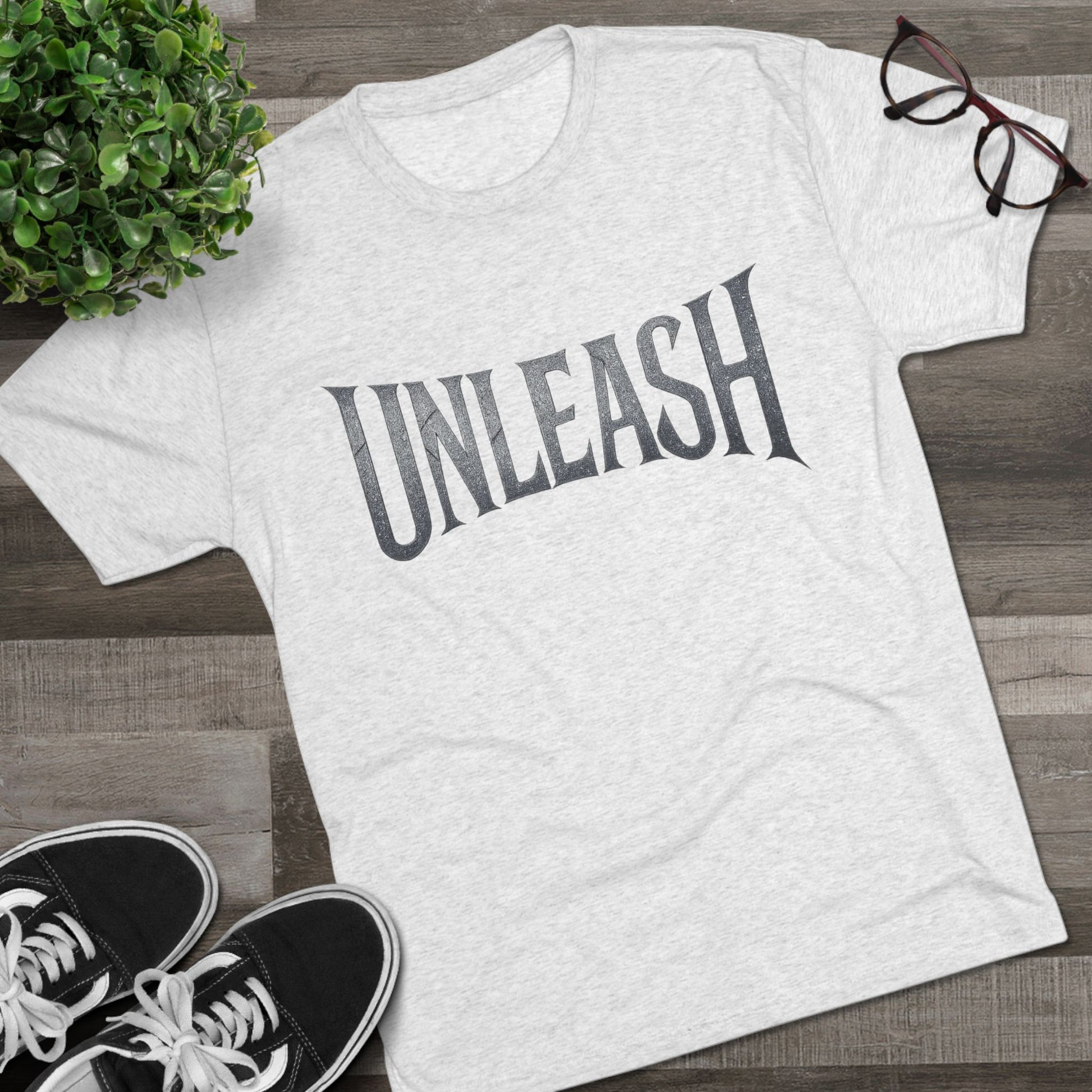 Unleash Empowerment Unisex Crew Tee - Unleash Your Potential, Comfortable Tee, Soft Blend Shirt, Motivational Tee, Gift for Fitness Enthusiast