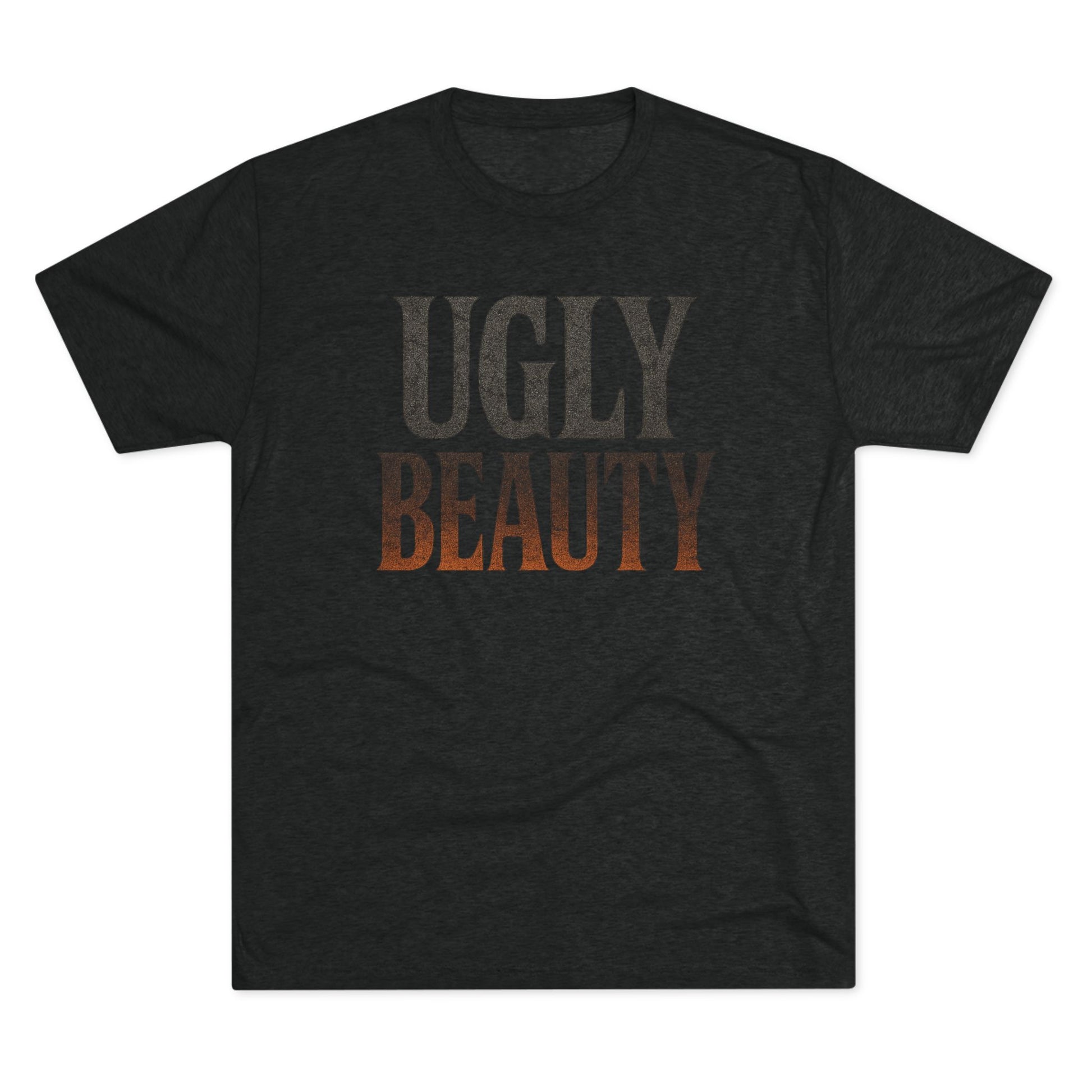 Ugly Beauty Unisex Tri-Blend Crew Tee - "Ugly Beauty" T-Shirt, Casual Wear, Gift for Friends, Statement Clothing, Everyday Fashion, Trendy Apparel