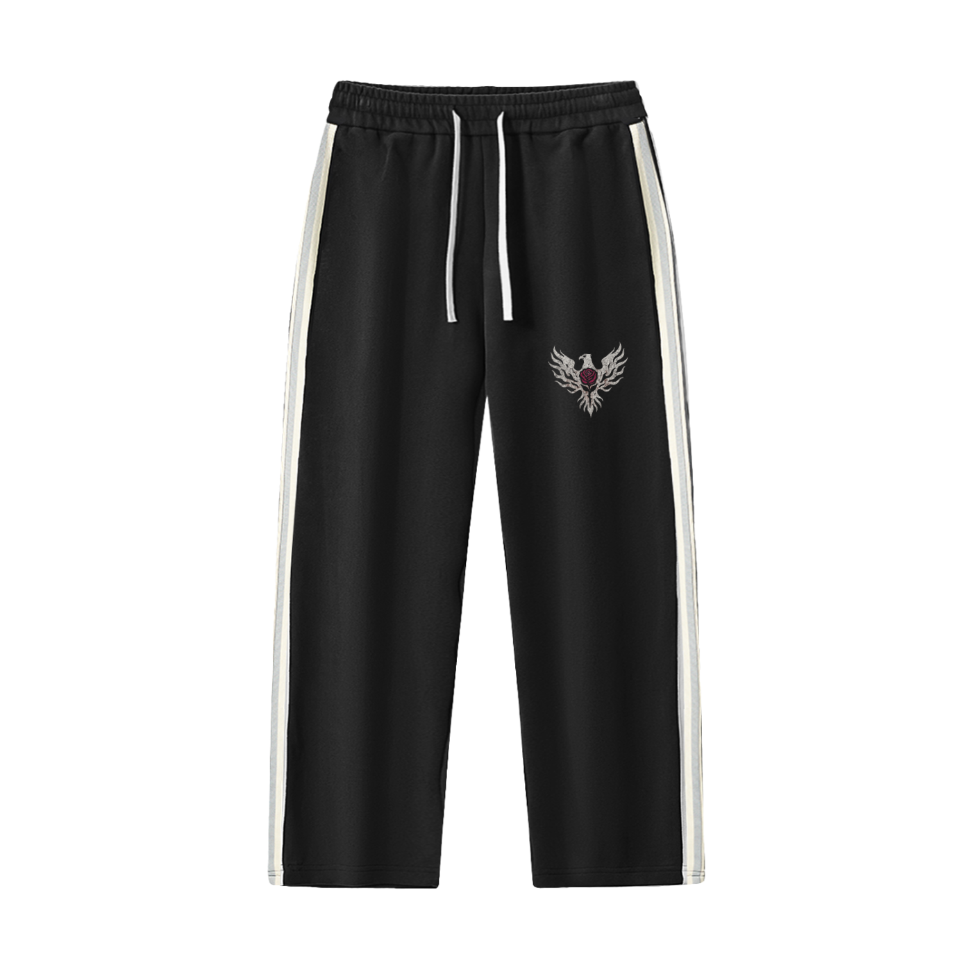 Break Free Empire Phoenix Collection Contrast Side-Stripe Straight-Leg  Pants