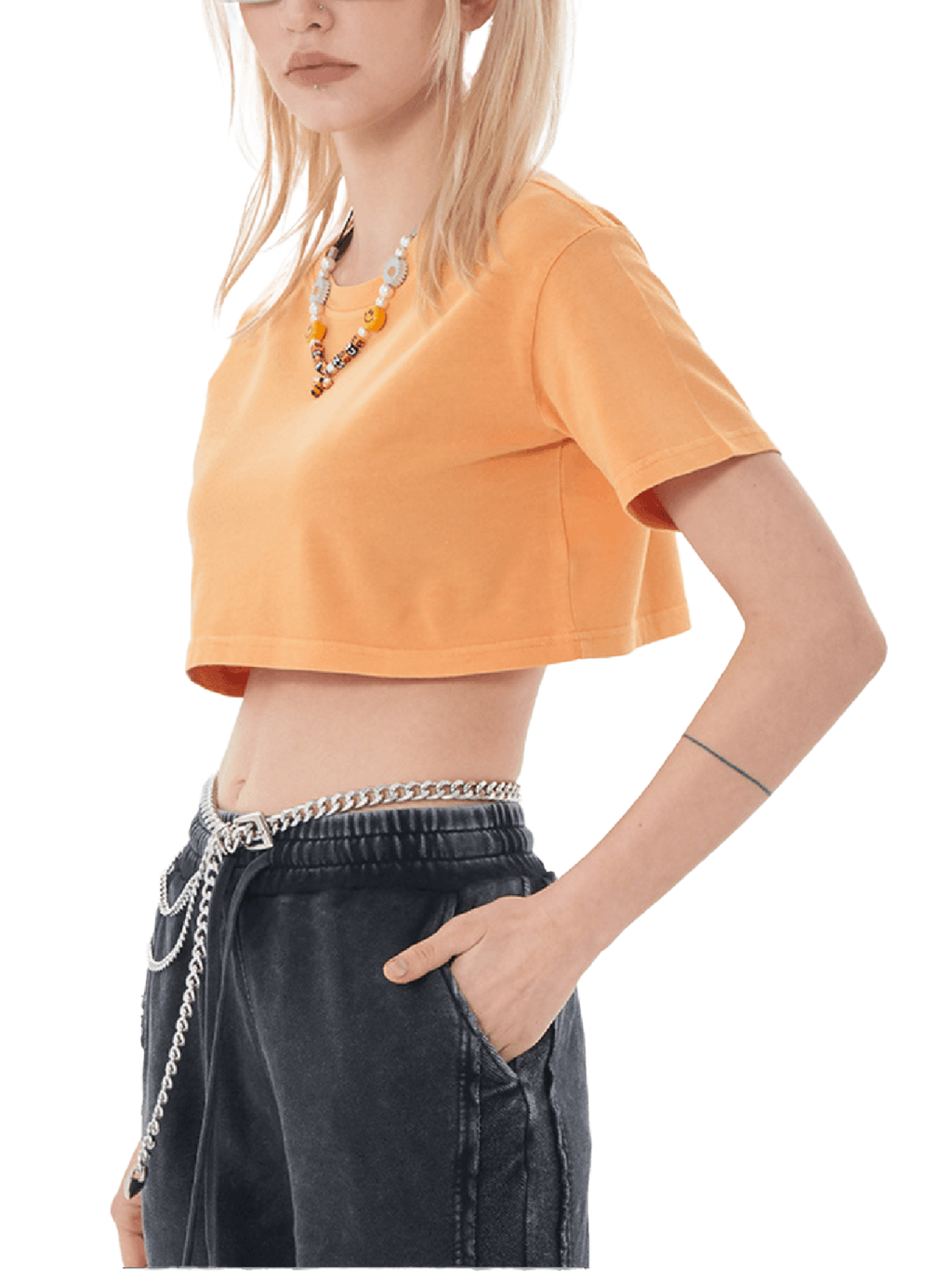 Break Free Empire Phoenix Snow Washed Crop Top | Phoenix Collection