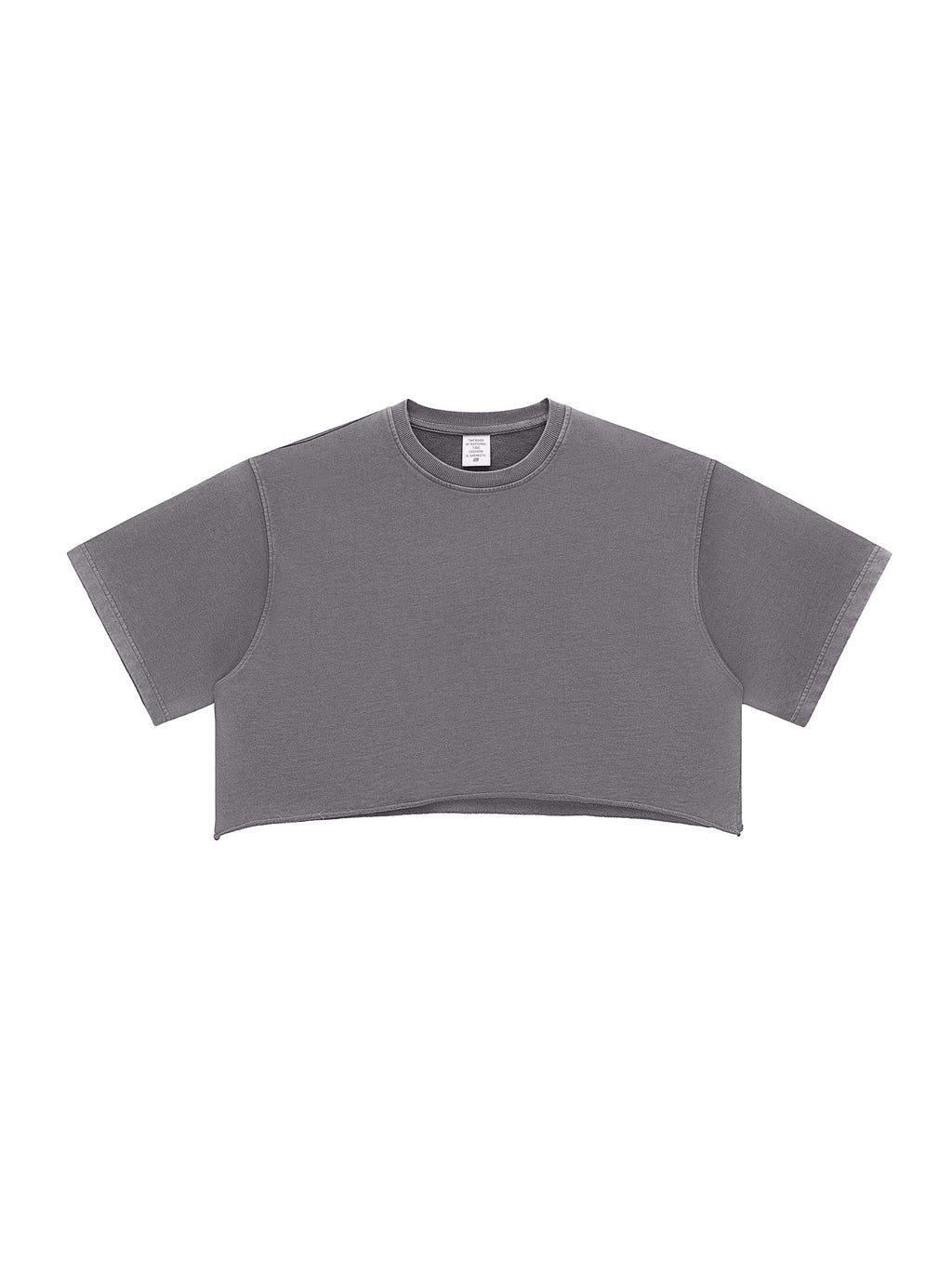 Drip & Slay Snow Washed Raw Edge Crop Top | Phoenix Collection