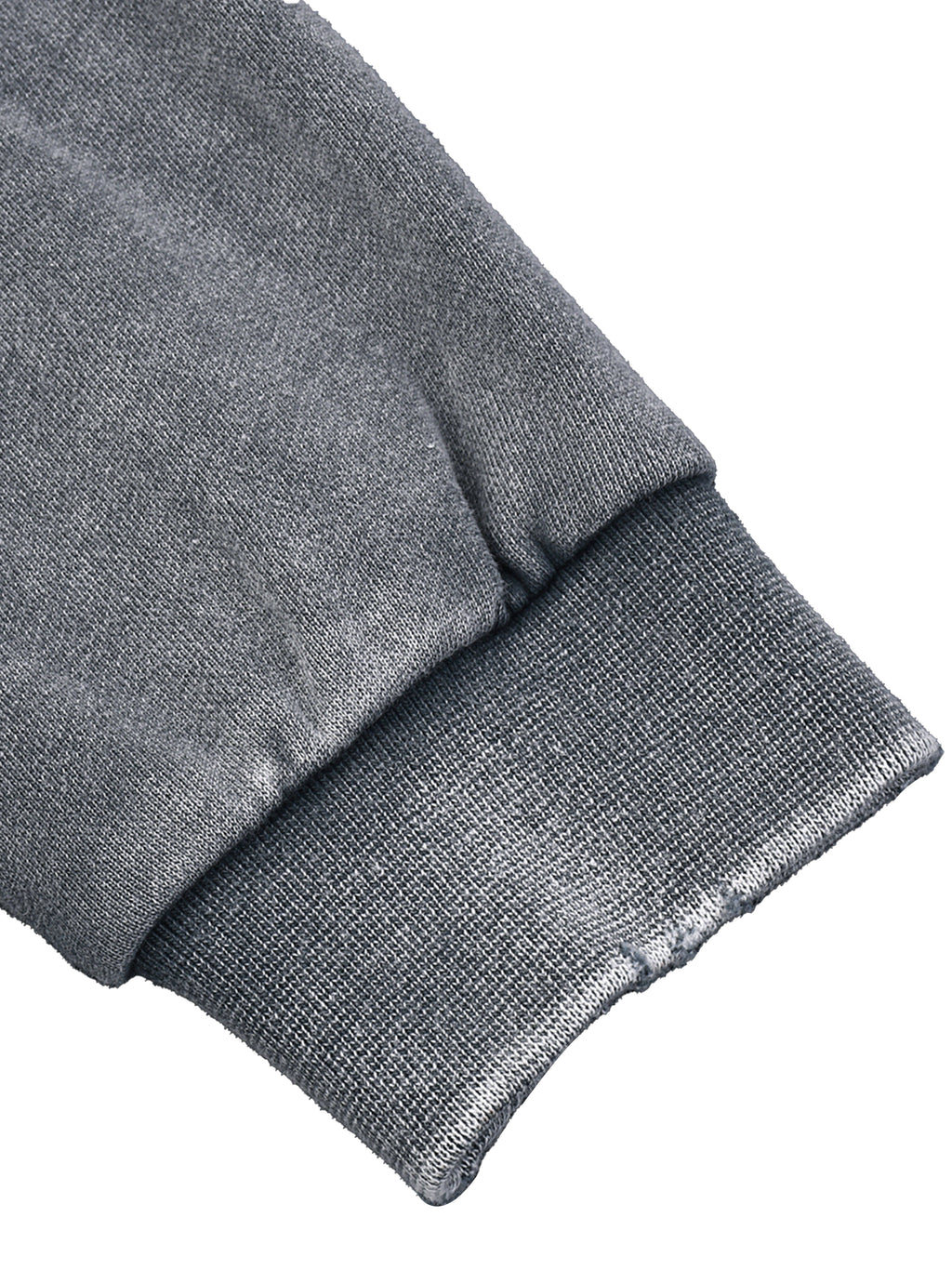 Holding the Proof Snow Washed Raw Edge Cropped Sweatshirt