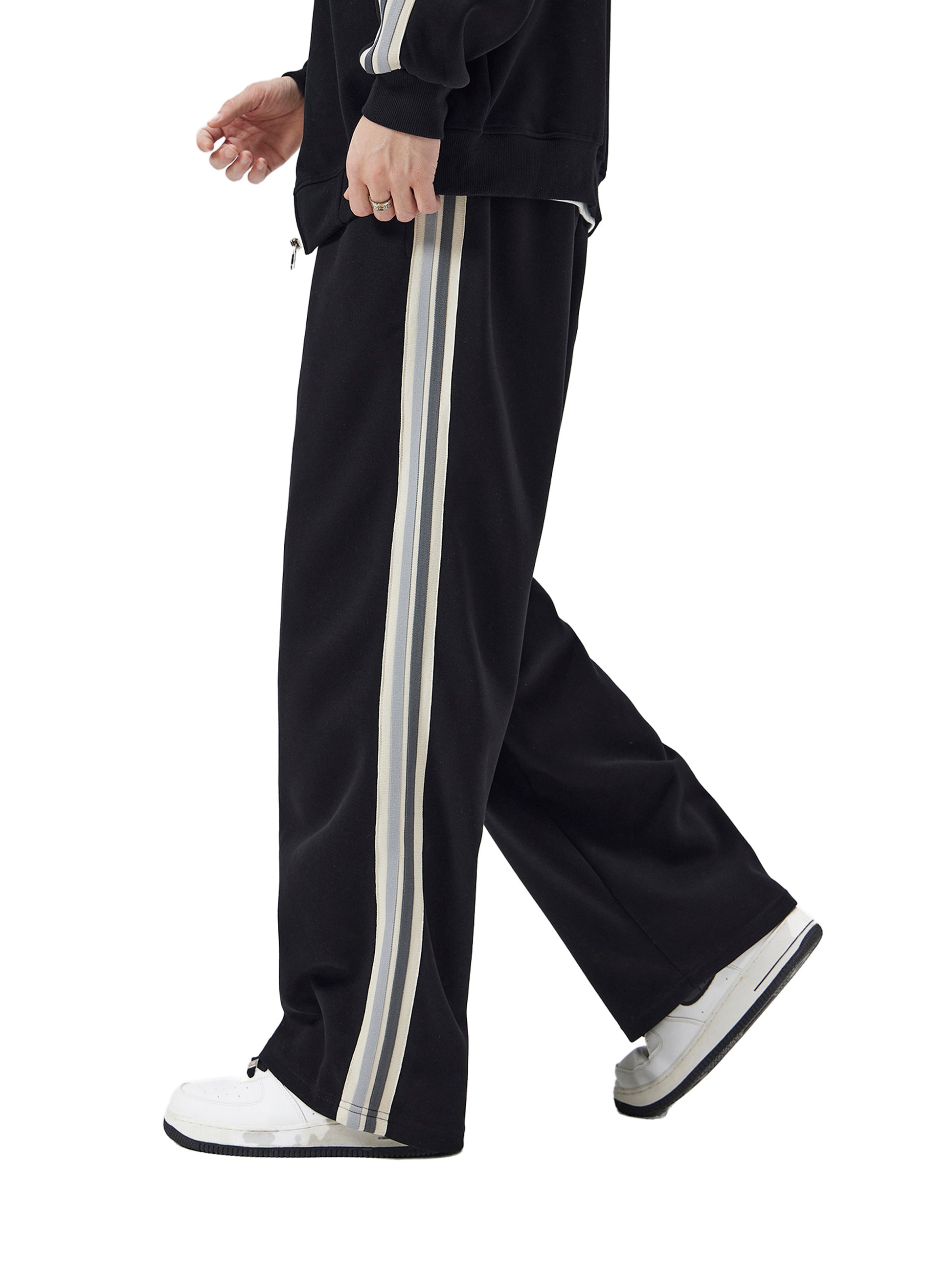 Break Free Empire Phoenix Collection Contrast Side-Stripe Straight-Leg  Pants